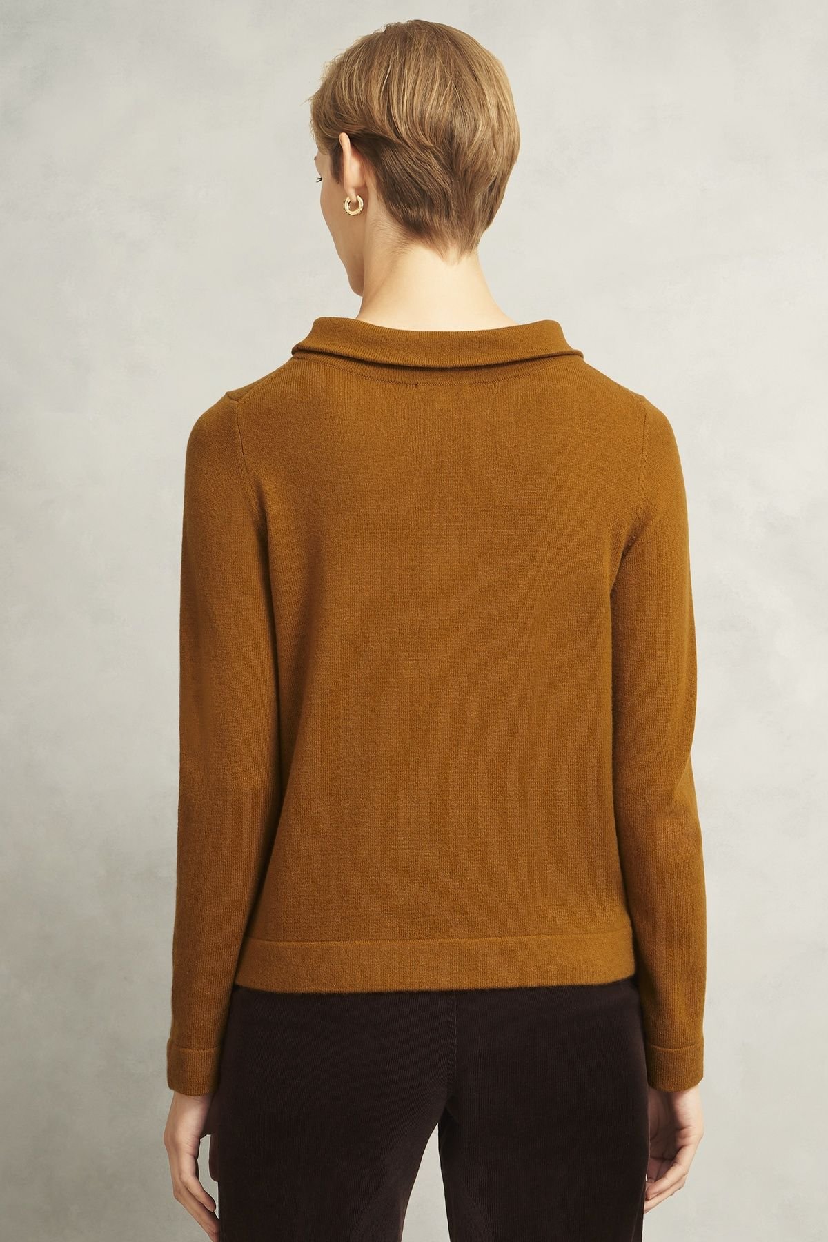 Hobbs London Hobbs London Women's Audrey Jumper in Burnt Orange - 4