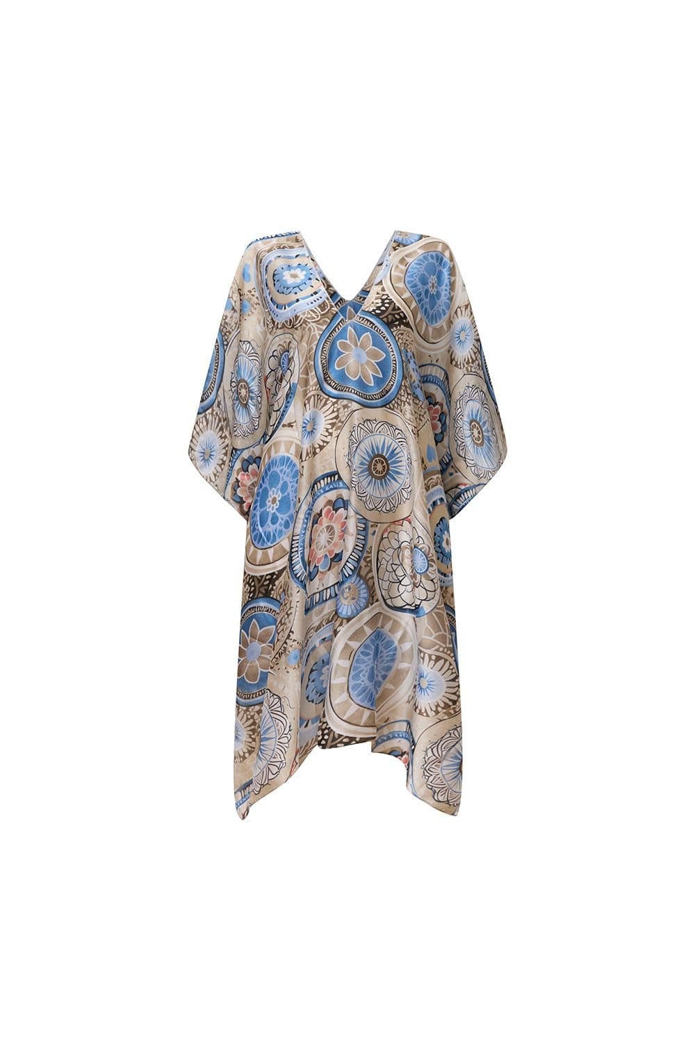 James Lakeland James Lakeland Women's Beige Mandala Print Kaftan - 4