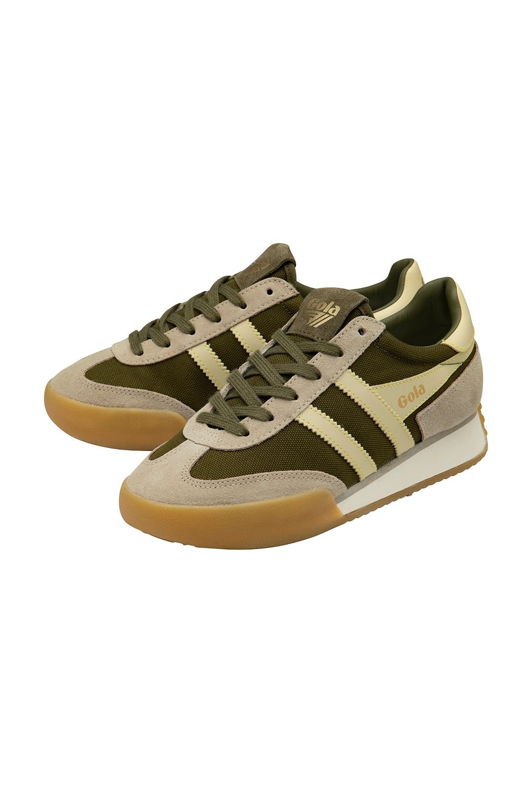 Gola Classics Gola Classics Women's 'Pacer' Lace-Up Trainers in Khaki - 3