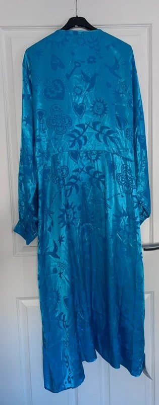 Never Fully Dressed 💙 Never Fully Dressed Sundazed Vienna Wrap Dress – Turquoise – UK 28 – BNWT