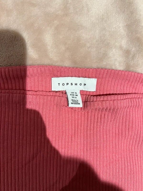 Topshop Pink Boob tube
