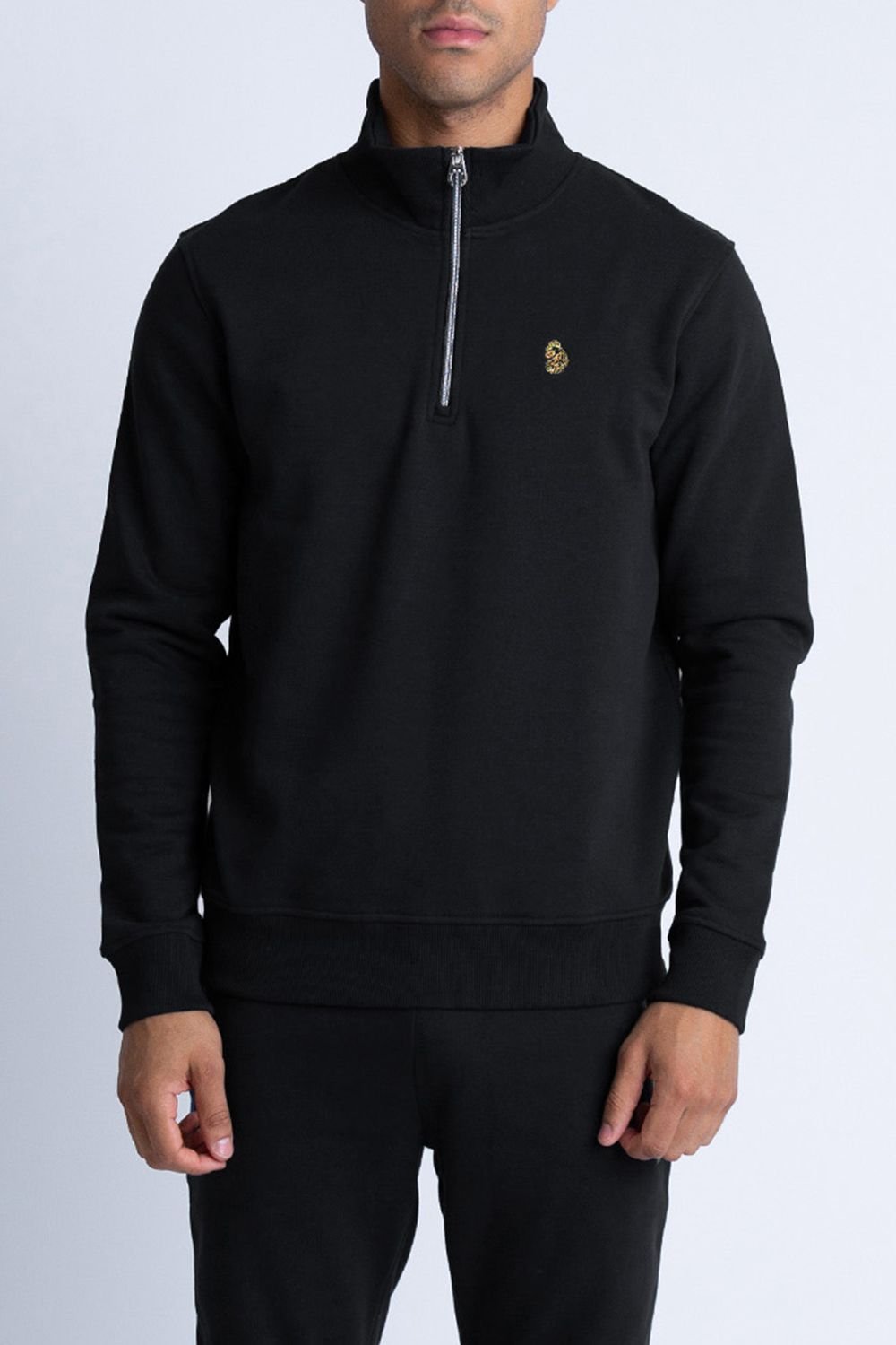 Luke 1977 Luke 1977 Men's Sydney 1000 1/4 Zip Sweater in Jet Black - 2