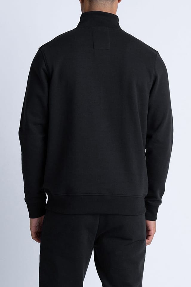 Luke 1977 Luke 1977 Men's Sydney 1000 1/4 Zip Sweater in Jet Black - 2