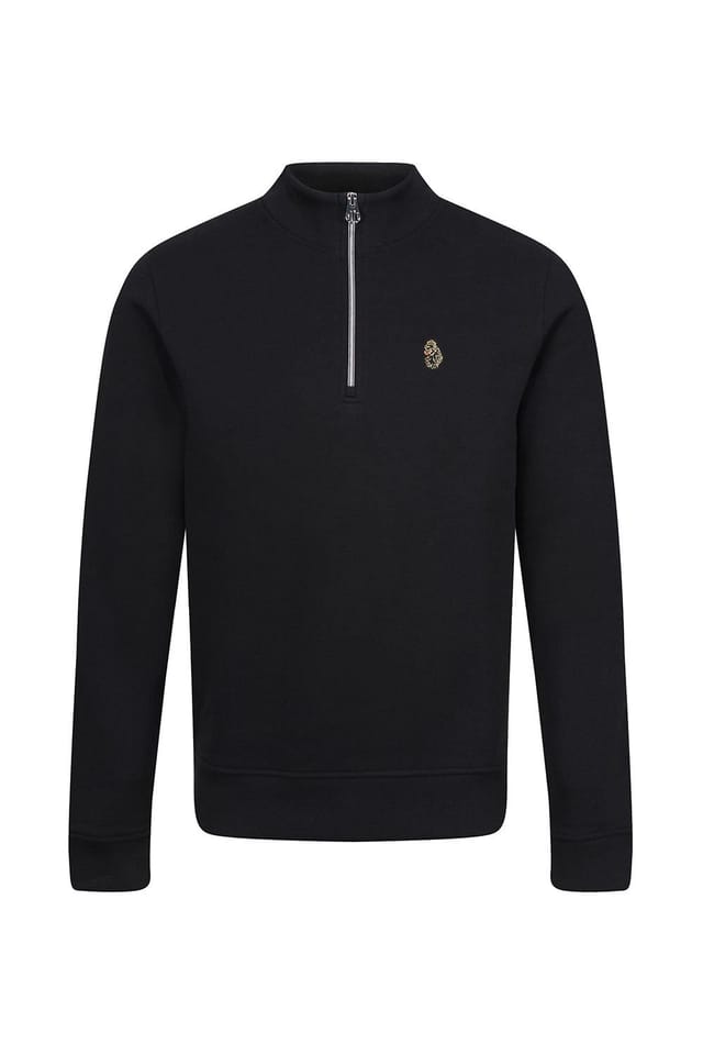 Luke 1977 Luke 1977 Men's Sydney 1000 1/4 Zip Sweater in Jet Black - 3
