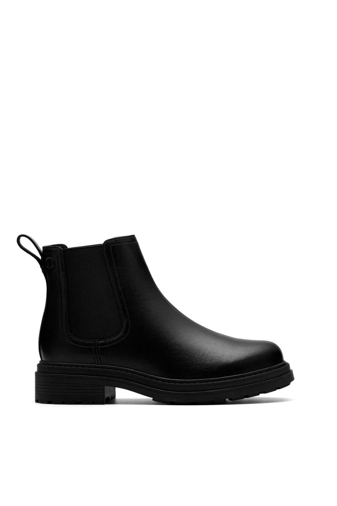 Clarks Clarks Women's Orinoco3 Lane Leather Shoes Black