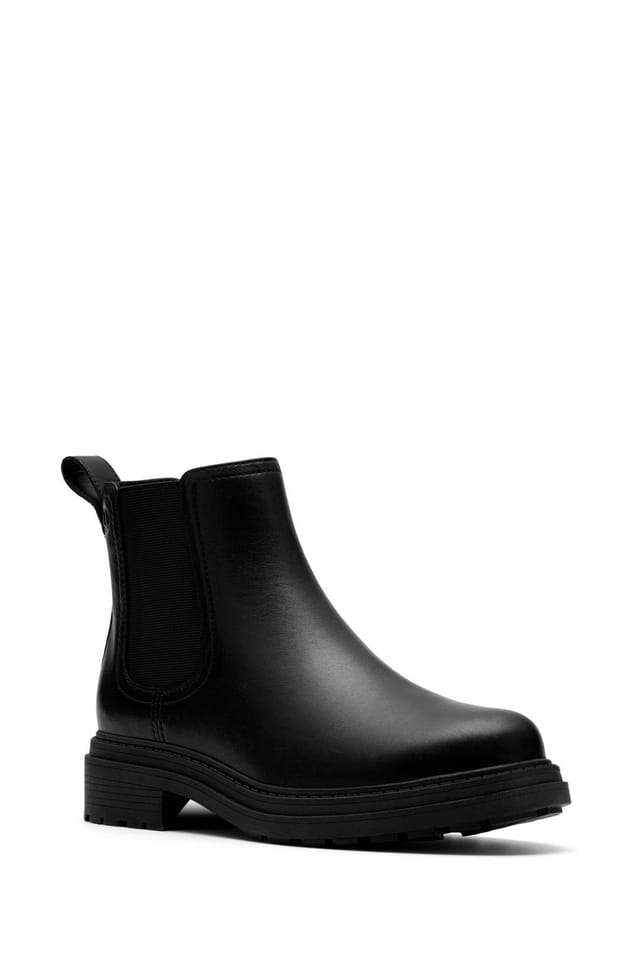 Clarks Clarks Women's Orinoco3 Lane Leather Shoes Black - 2