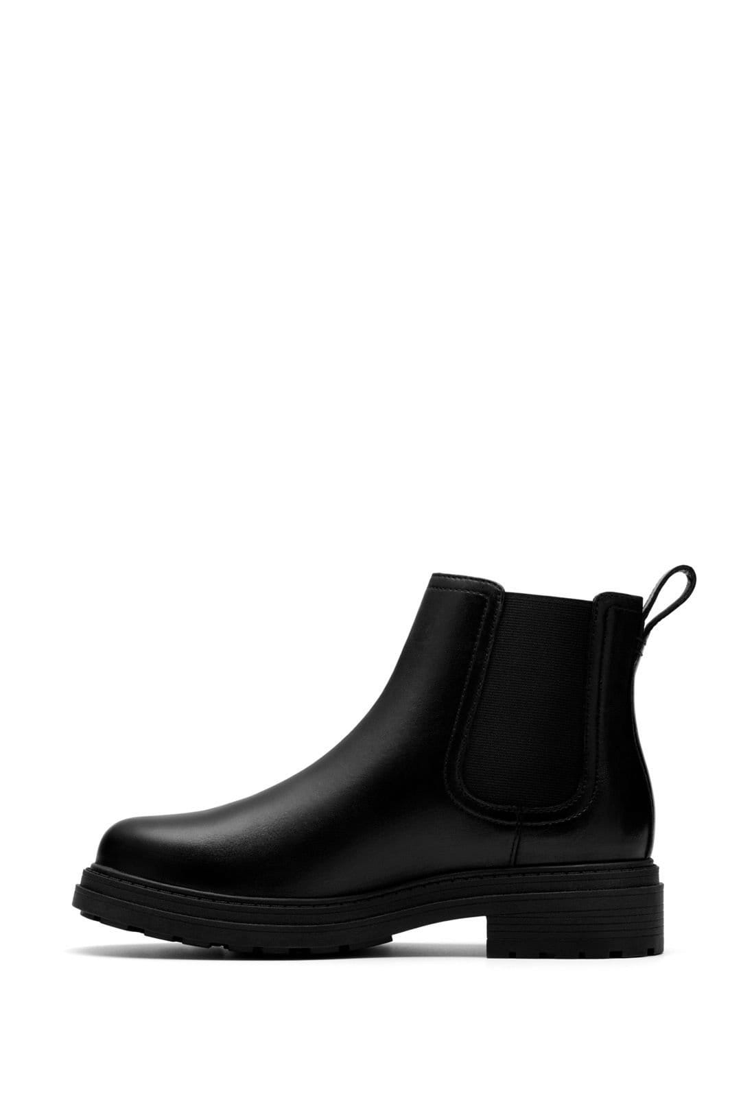 Clarks Clarks Women's Orinoco3 Lane Leather Shoes Black - 4