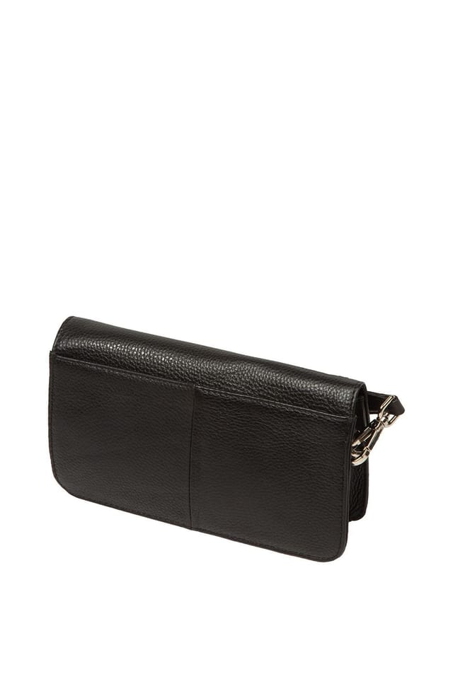 Pure Luxuries London Pure Luxuries London Women's 'Millie' Leather Mini Cross Body & Clutch Bag in Black - 3