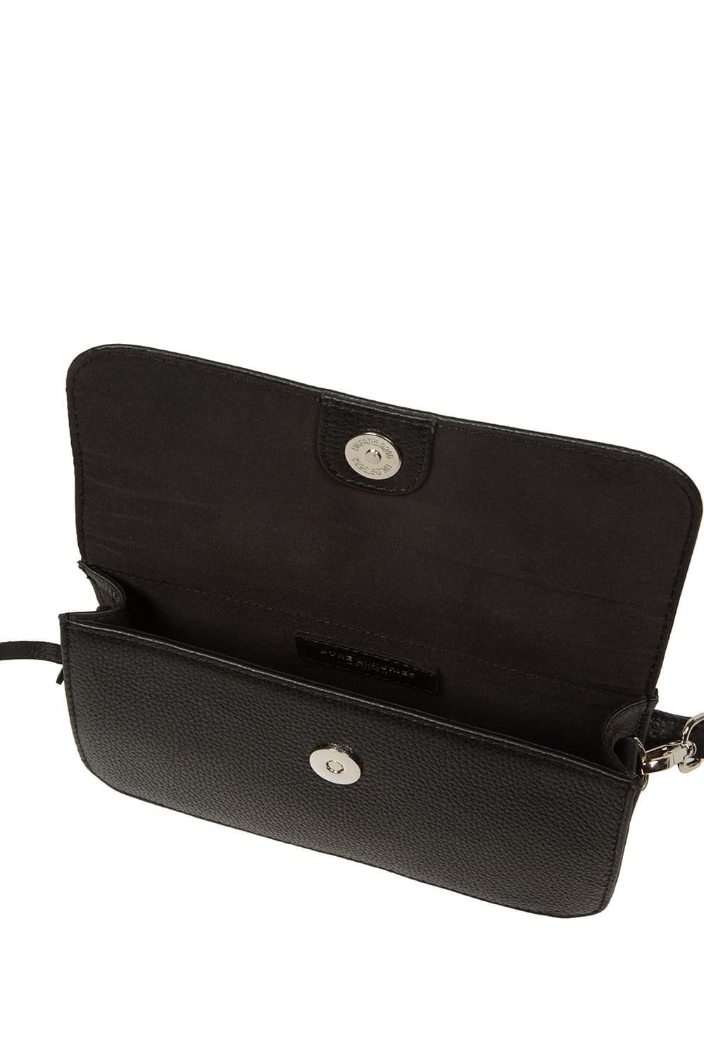 Pure Luxuries London Pure Luxuries London Women's 'Millie' Leather Mini Cross Body & Clutch Bag in Black - 4