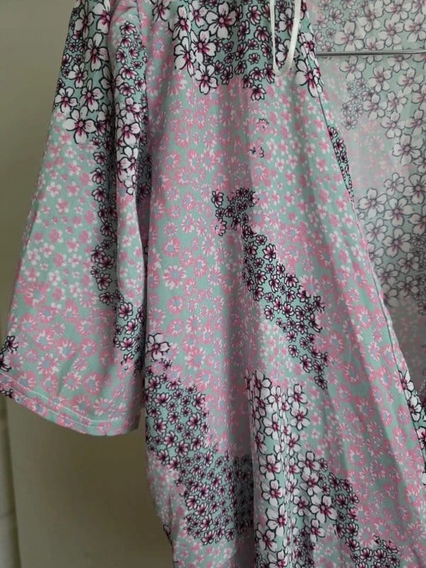 ASOS Lilac and Turquoise Floral Wrap Peplum Blouse