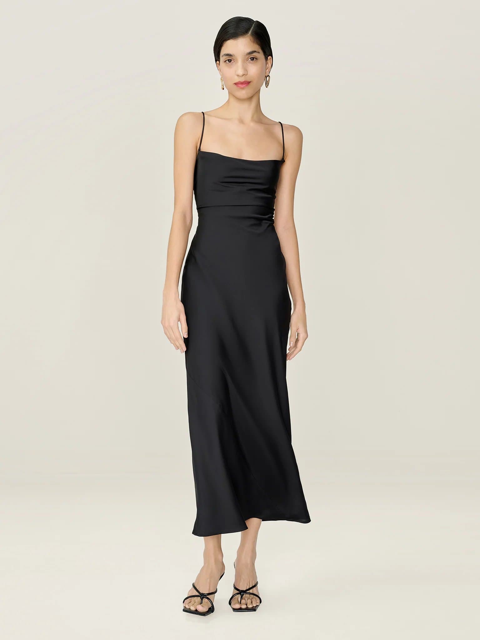 OMNES Riviera Dress in Black
