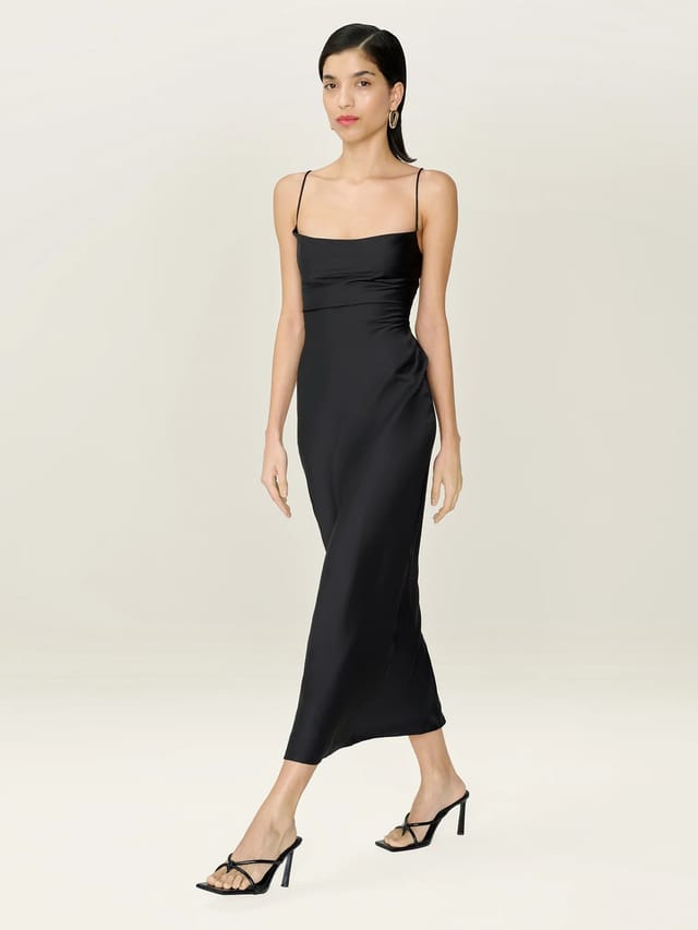 OMNES Riviera Dress in Black - 2