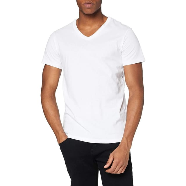 Stedman Stars Stedman Stars Men's Stedman Ben V Neck Tee in White - 2