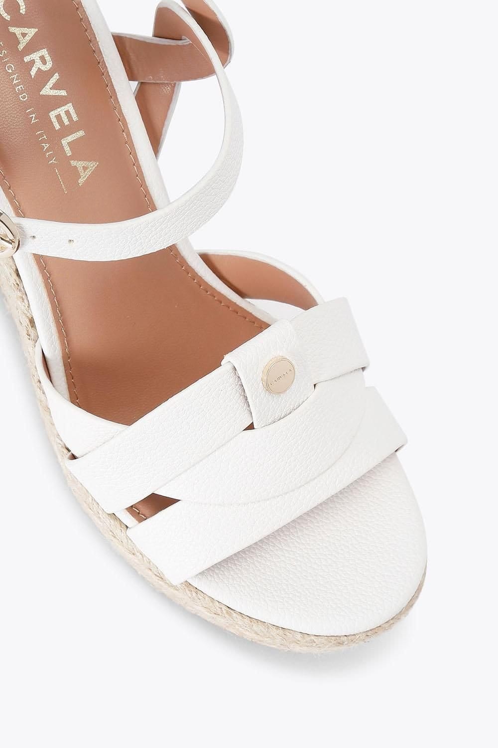 Carvela Carvela Women's 'Bravo Wedge' Heels in Cream - 4