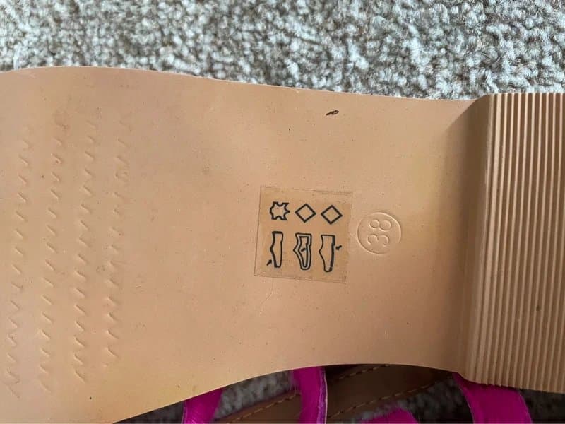 Topshop Topshop Pink Pony Hair Strappy Flat Sandals UK 5 EU 38 Festival Barbie Statement Summer