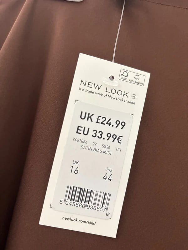 New Look New look satin bias skirt 16 brown - 1