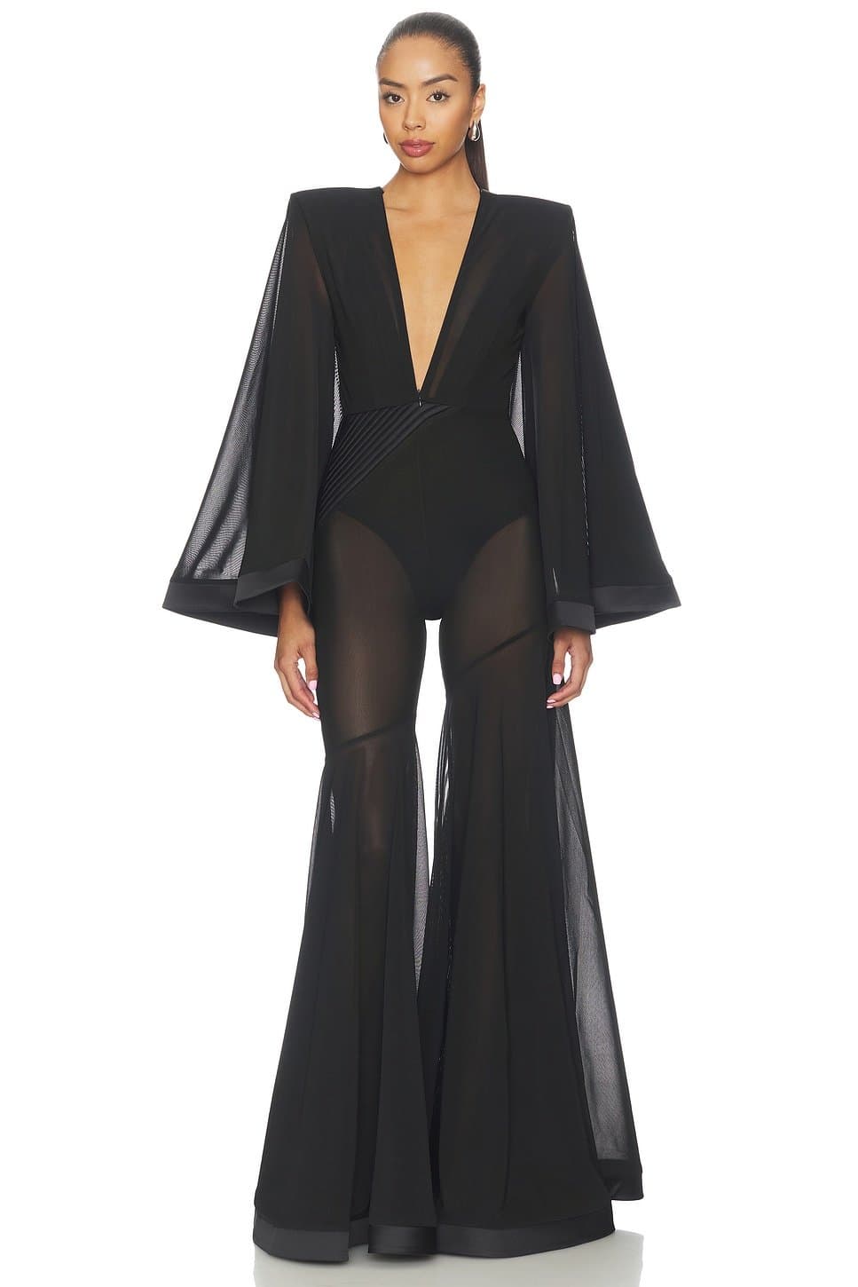 revolve Illusion Survives Love 2 Pc Mesh Jumpsuit