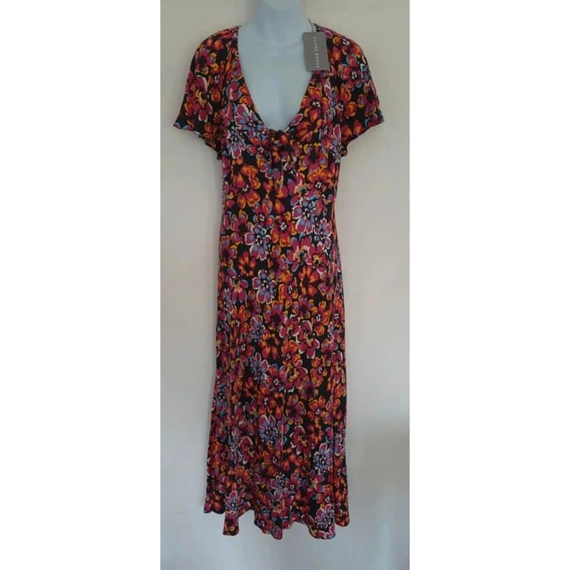 Oliver Bonas Oliver Bonas Boho-chic floral midaxi summer dress UK size 10 brand new with tags