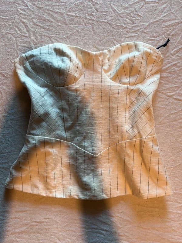 Bershka bershka series tie back corset top