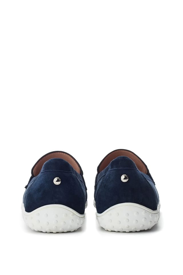 Moda in Pelle Moda In Pelle Women's 'Elinia' Suede Ballet Pumps in Navy - 3