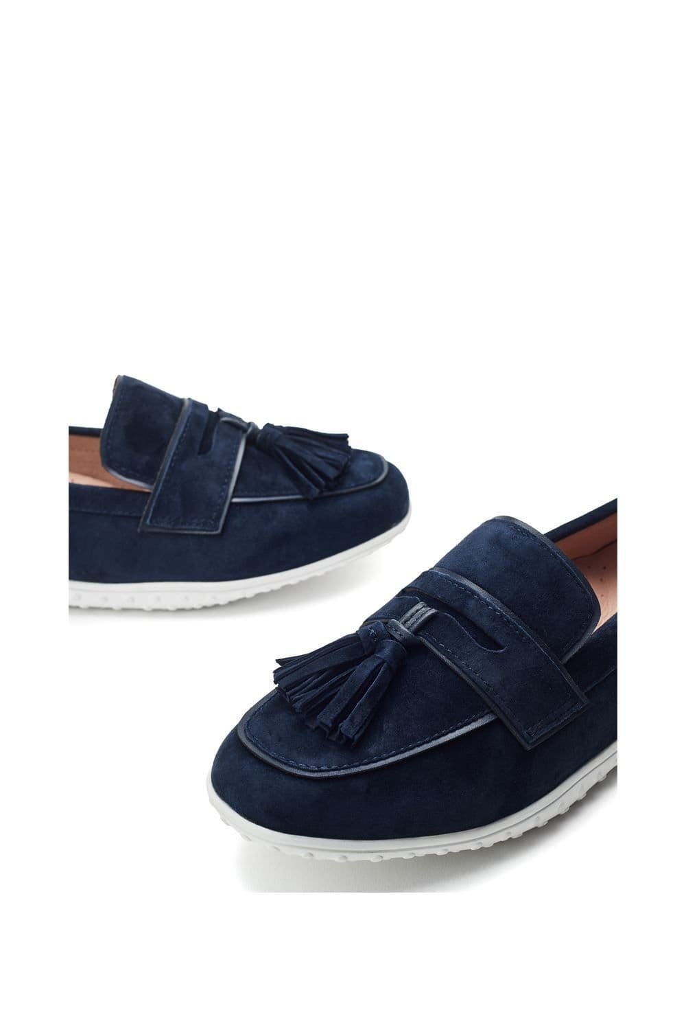 Moda in Pelle Moda In Pelle Women's 'Elinia' Suede Ballet Pumps in Navy - 4