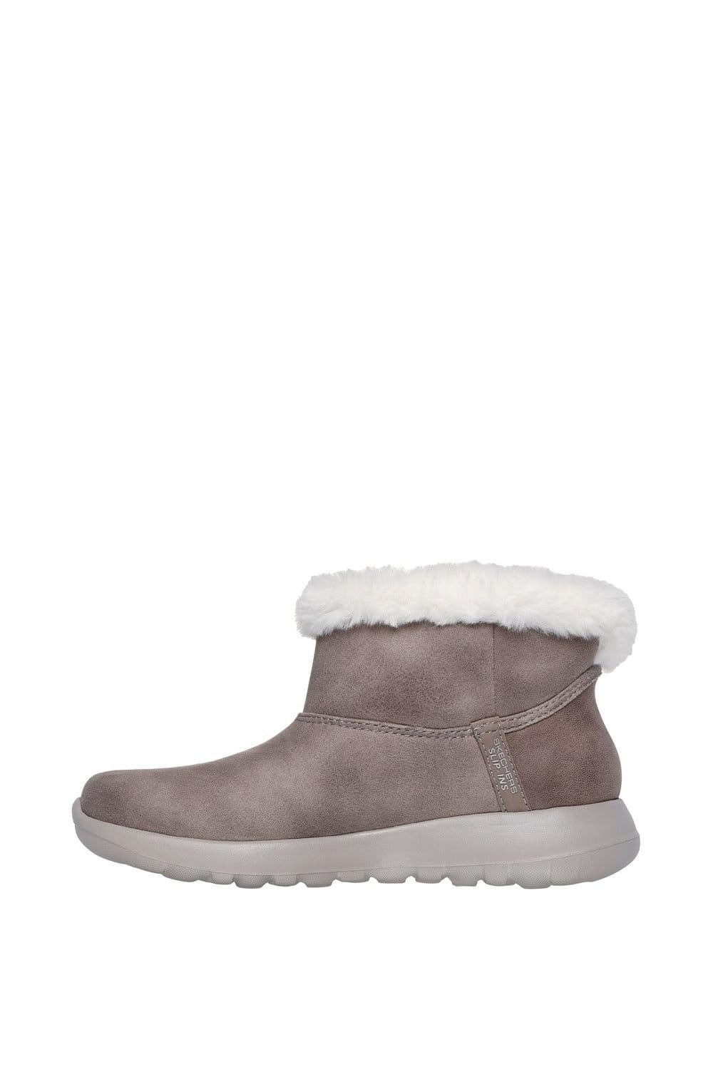 Skechers Skechers Women's On-the-GO Joy Cozy Dream Boots in Taupe - 4
