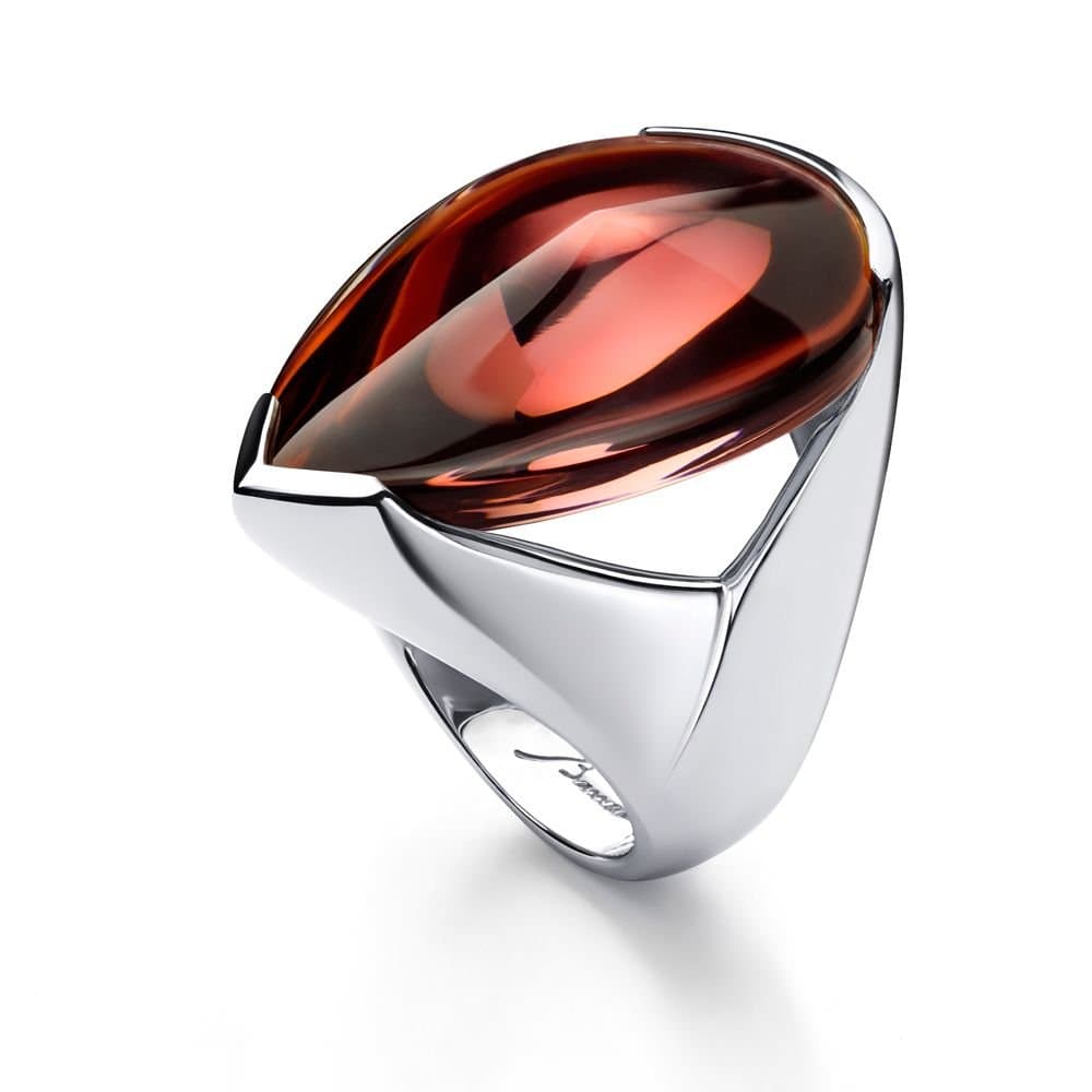 baccarat baccarat Women's Ember Arc Ring 2810400 in Red