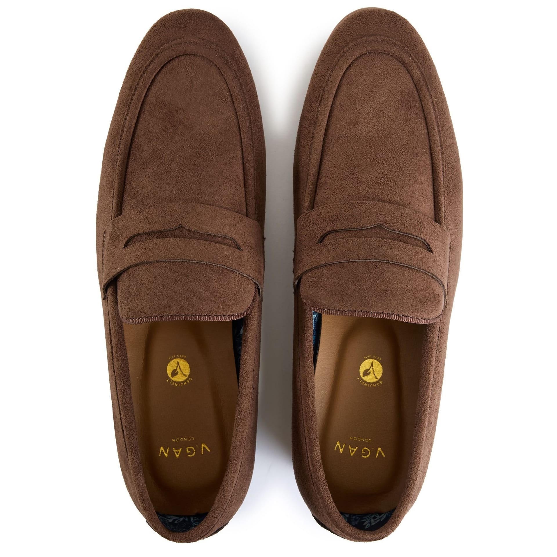 V.GAN V.GAN Men's Kola Loafer Shoes in Brown - 4