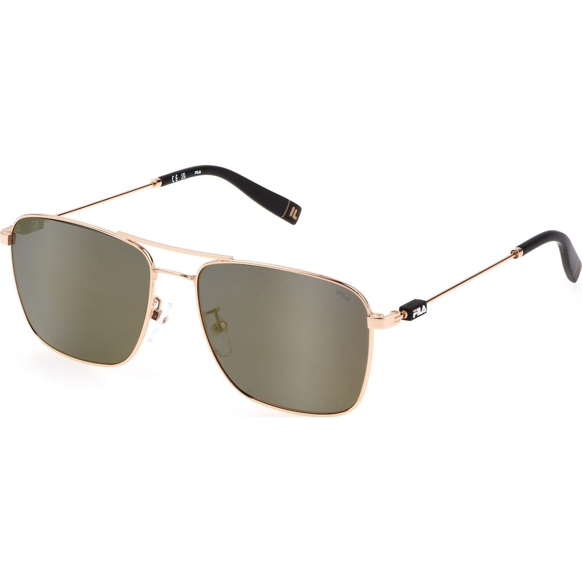 Fila FILA Men's SFI456-580300 Square/Rectangle Sunglasses in Rose Gold - 1