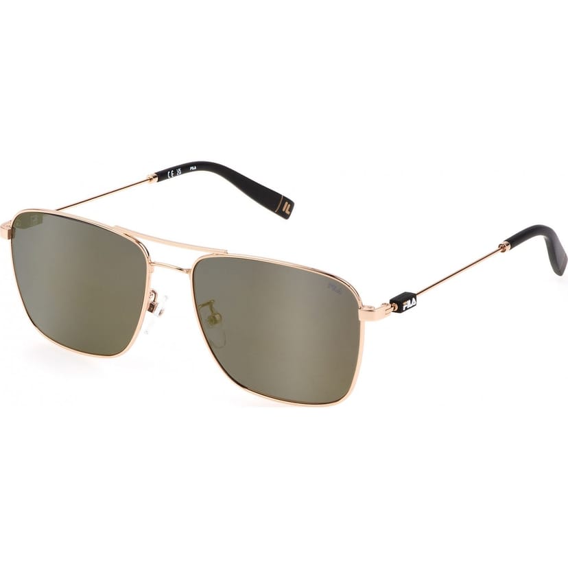 Fila FILA Men's SFI456-580300 Square/Rectangle Sunglasses in Rose Gold - 1