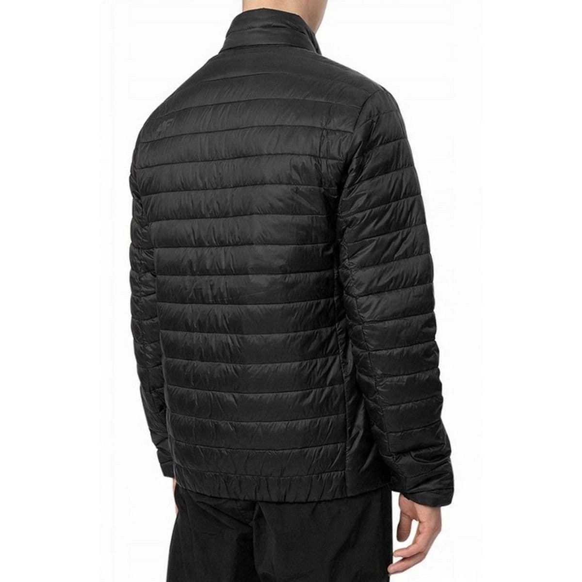 4F 4F Men's M084 Padded Jacket in Black - 4