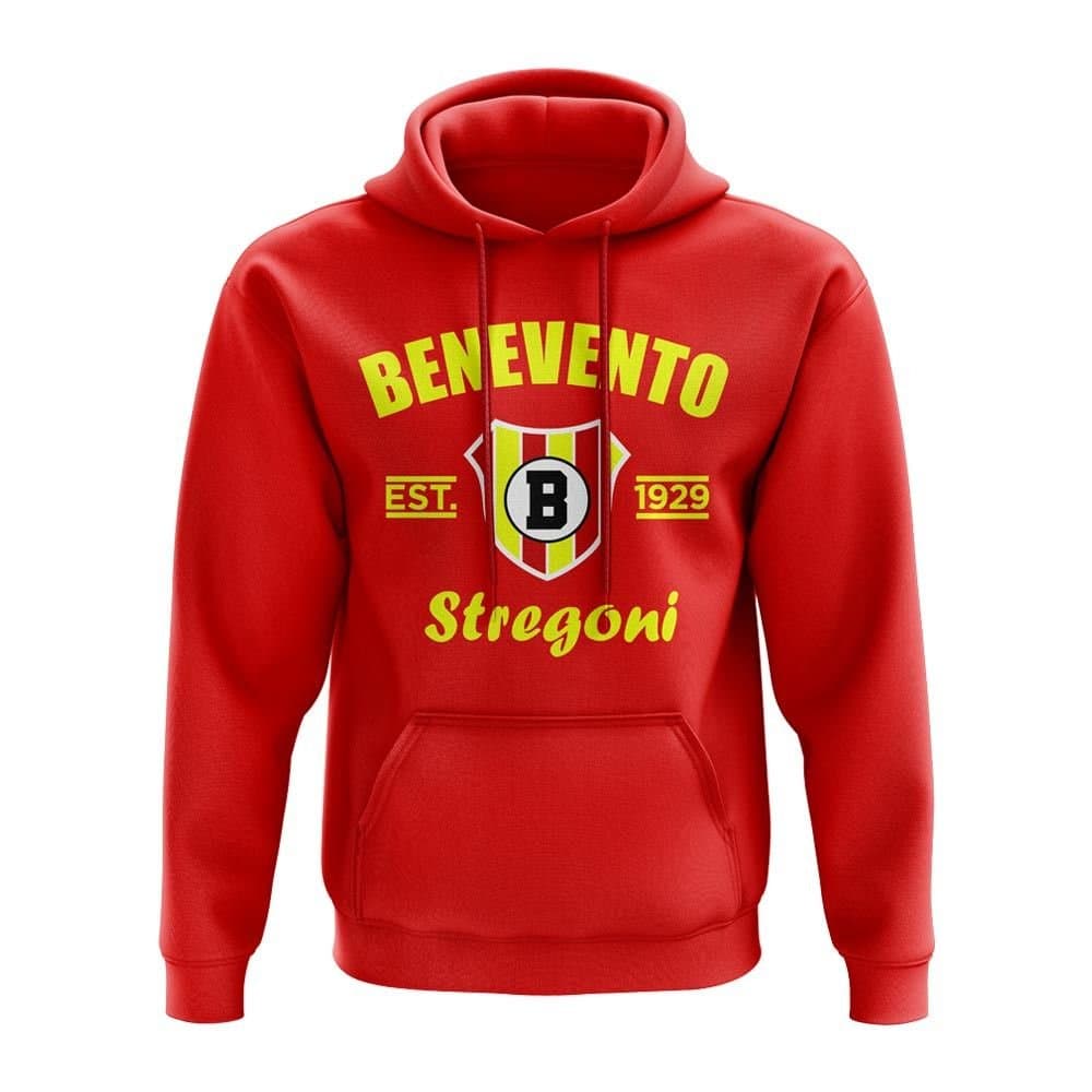 Benevento Benevento Men's Personalised Established Football Hoody Red