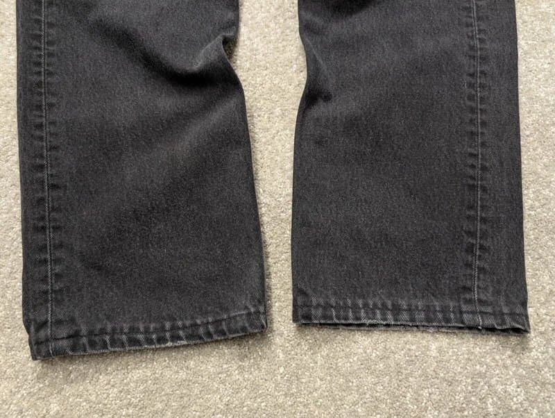 Levis Vintage Levi’s 501-0660 Black Denim Jeans W 34 L 27 Button Fly Made in USA 501