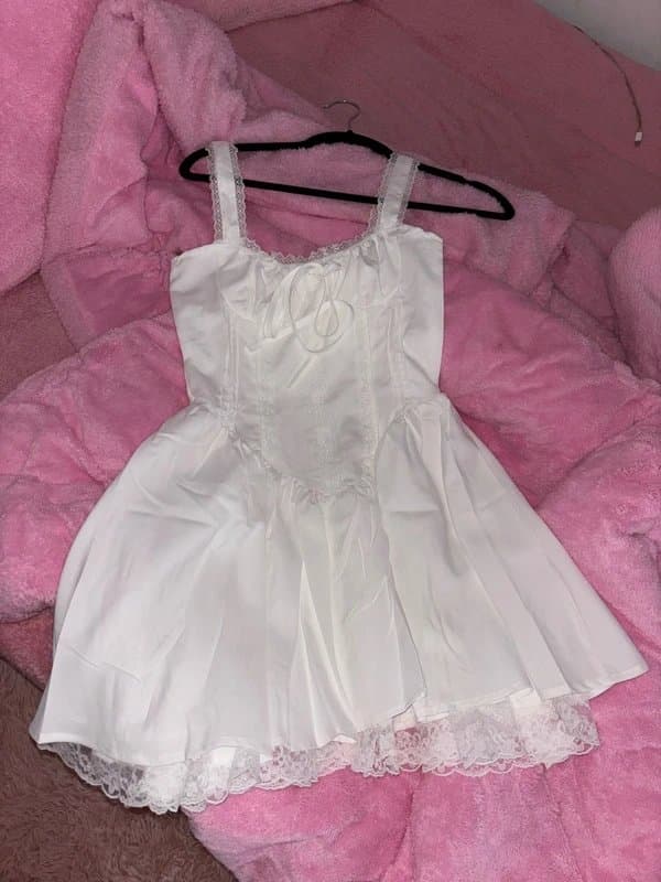 ASOS White Corset Dress