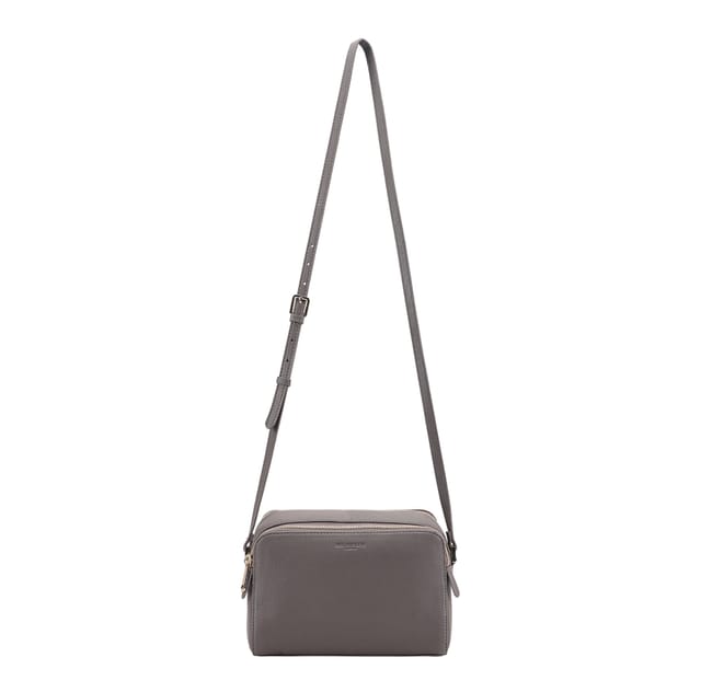 Paul Costelloe Paul Costelloe Women's Mantaro Leather Cross Body Bag in Grey - 2