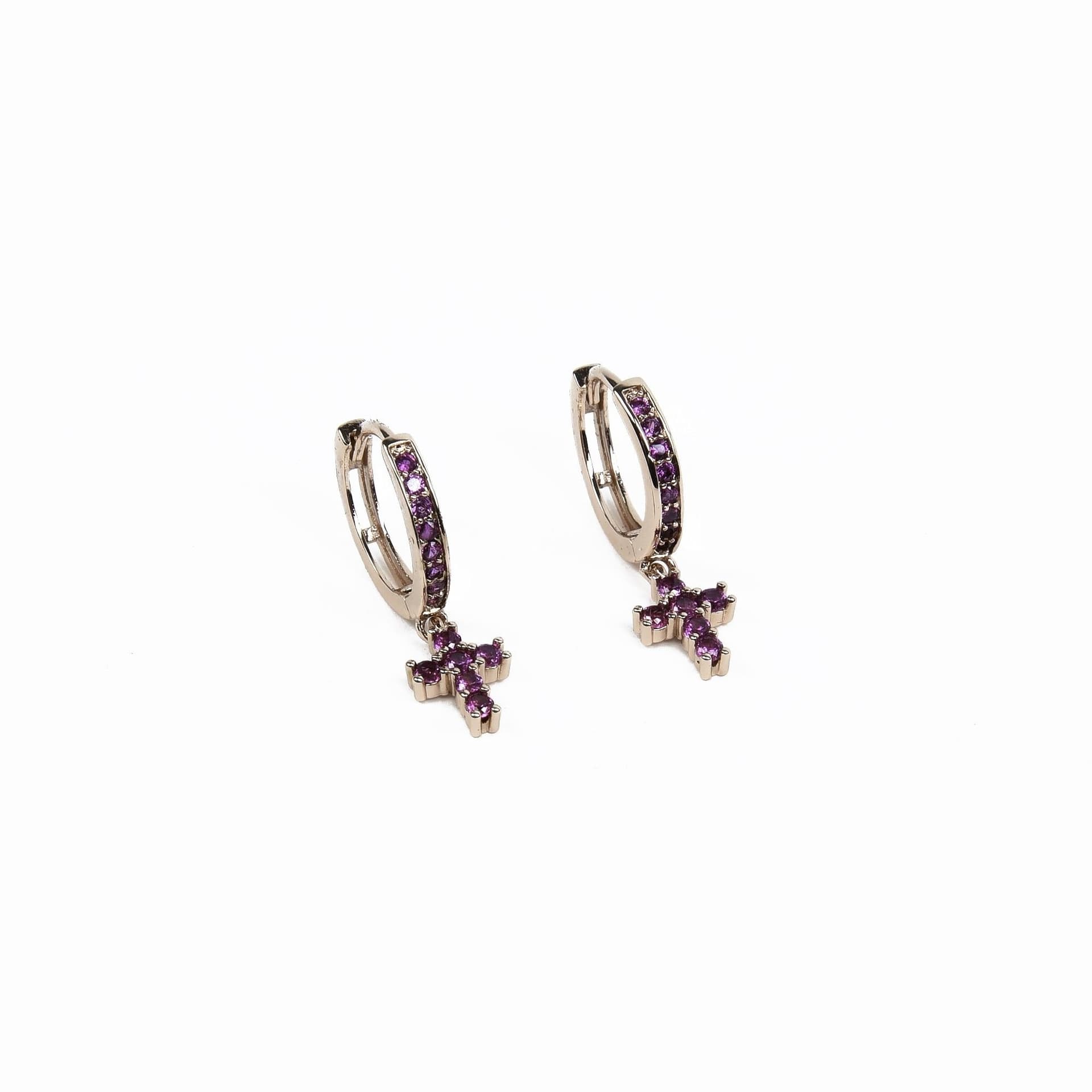Addicted 2 Addicted 2 Women's Aphrodite Cross Earrings