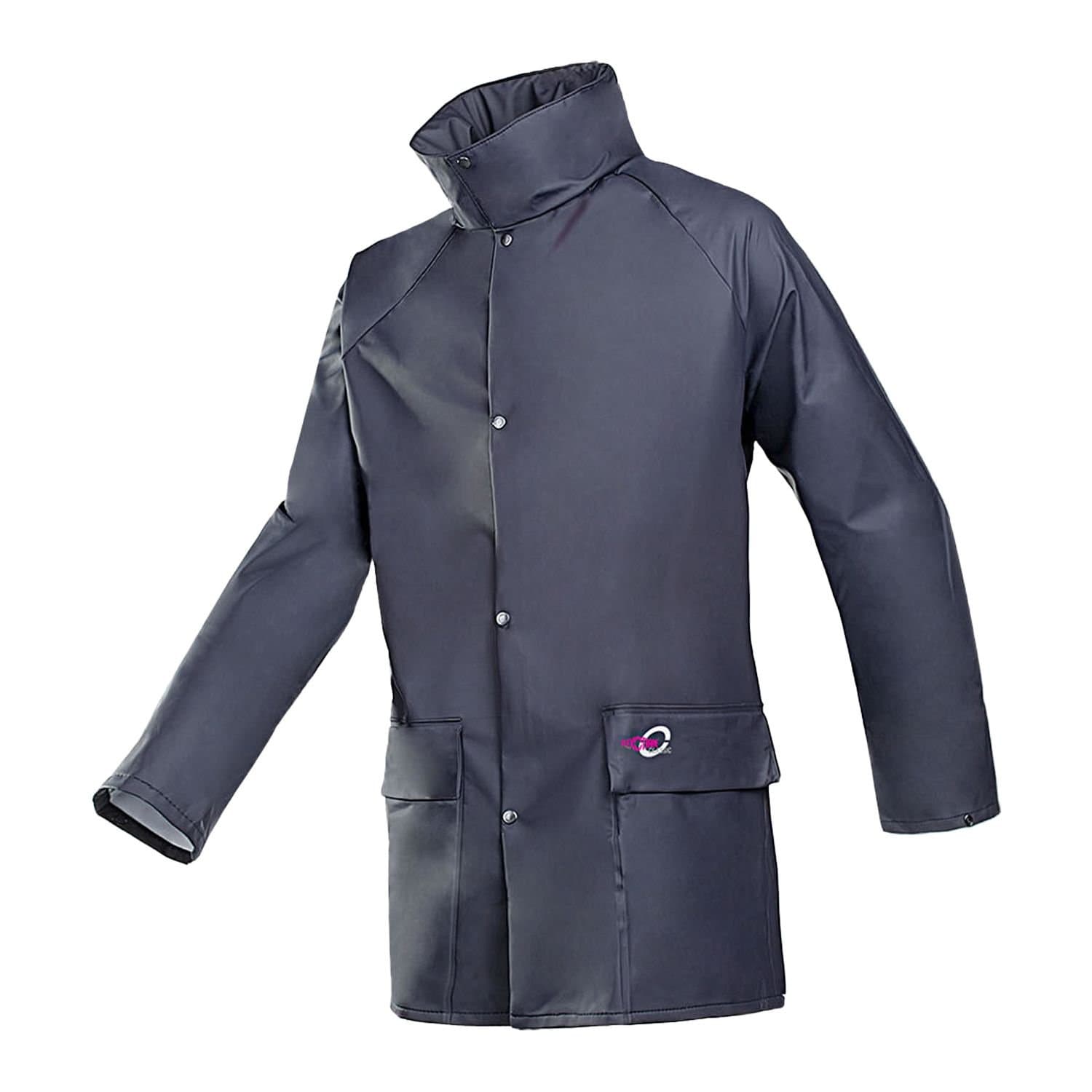 Flexothane Flexothane Men's Classic Dortmund Coat in Navy