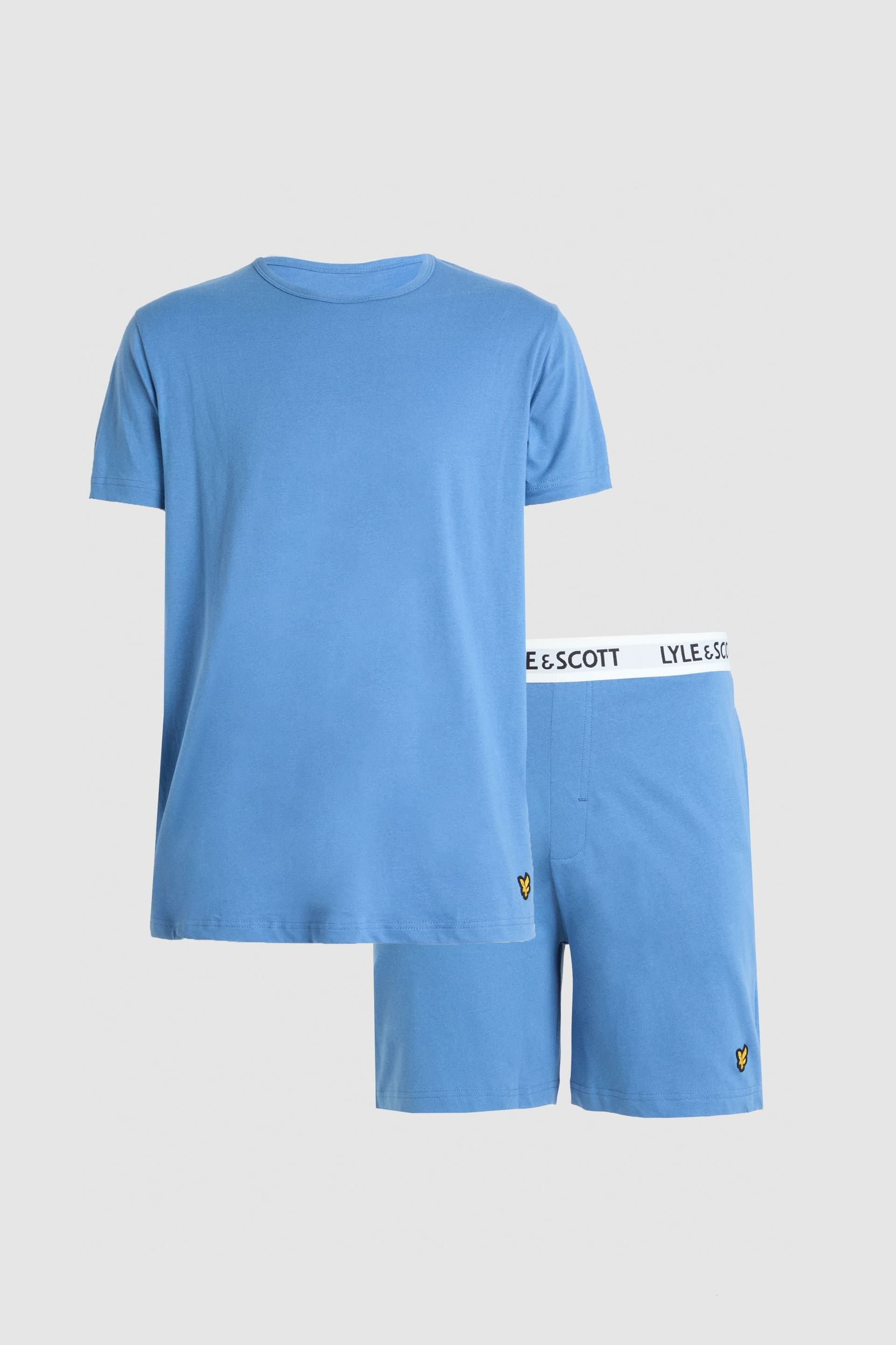 Lyle & Scott Lyle & Scott Men's Charlie Lounge Set Moonlight Blue