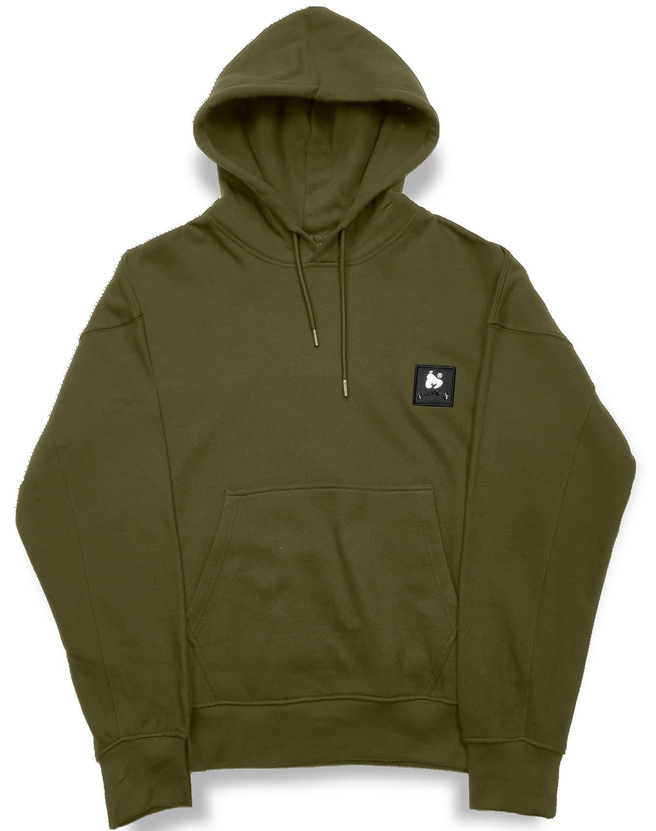 Money Money Men's Olive Cotton Oversized Hoodie