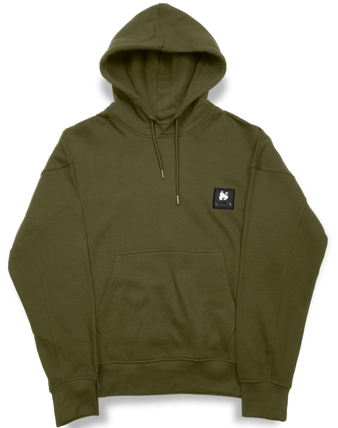 Money Men's Olive Cotton Oversized Hoodie