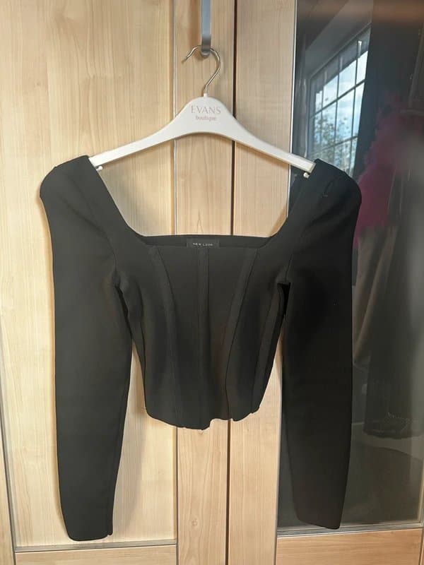 New Look New Look long sleeve corset top size small