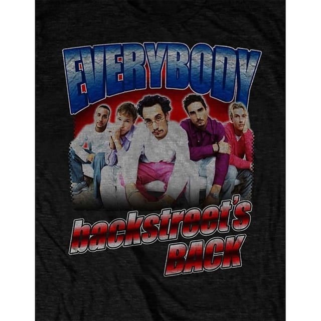 Backstreet Boys Backstreet Boys Men's Everybody T-Shirt in Black - 3