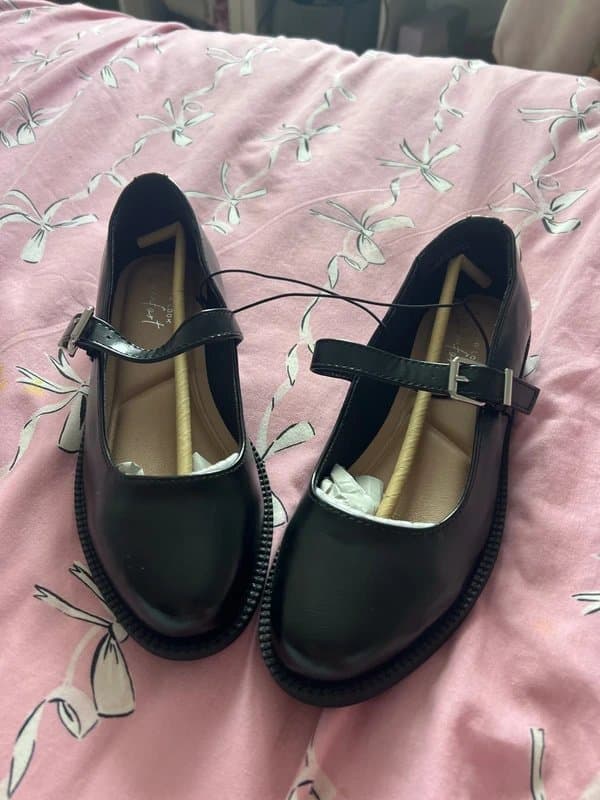 New Look Black leather shoes