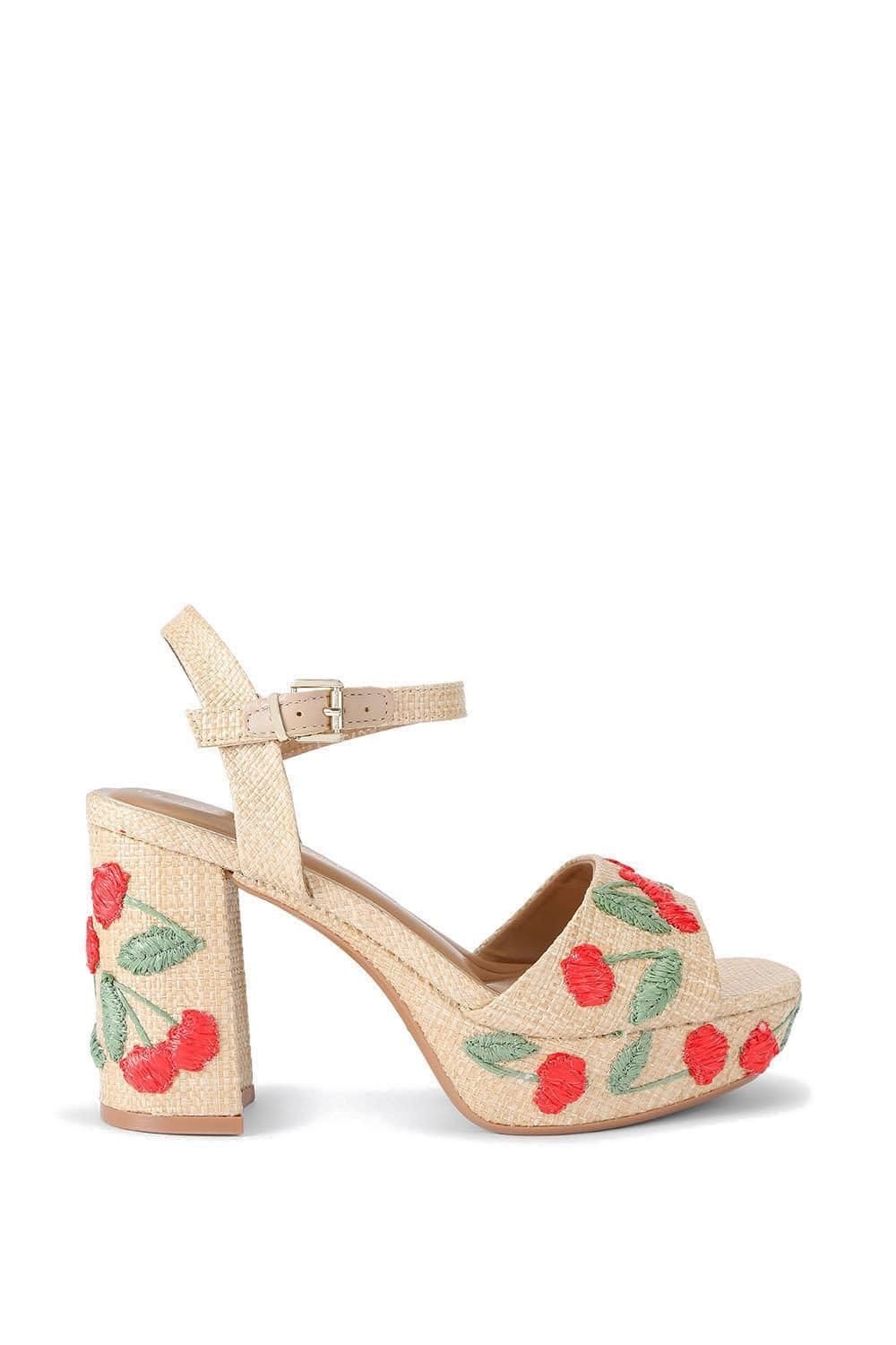 KG Kurt Geiger KG Kurt Geiger Women's 'Fleur Platform' Heels in Beige - 1