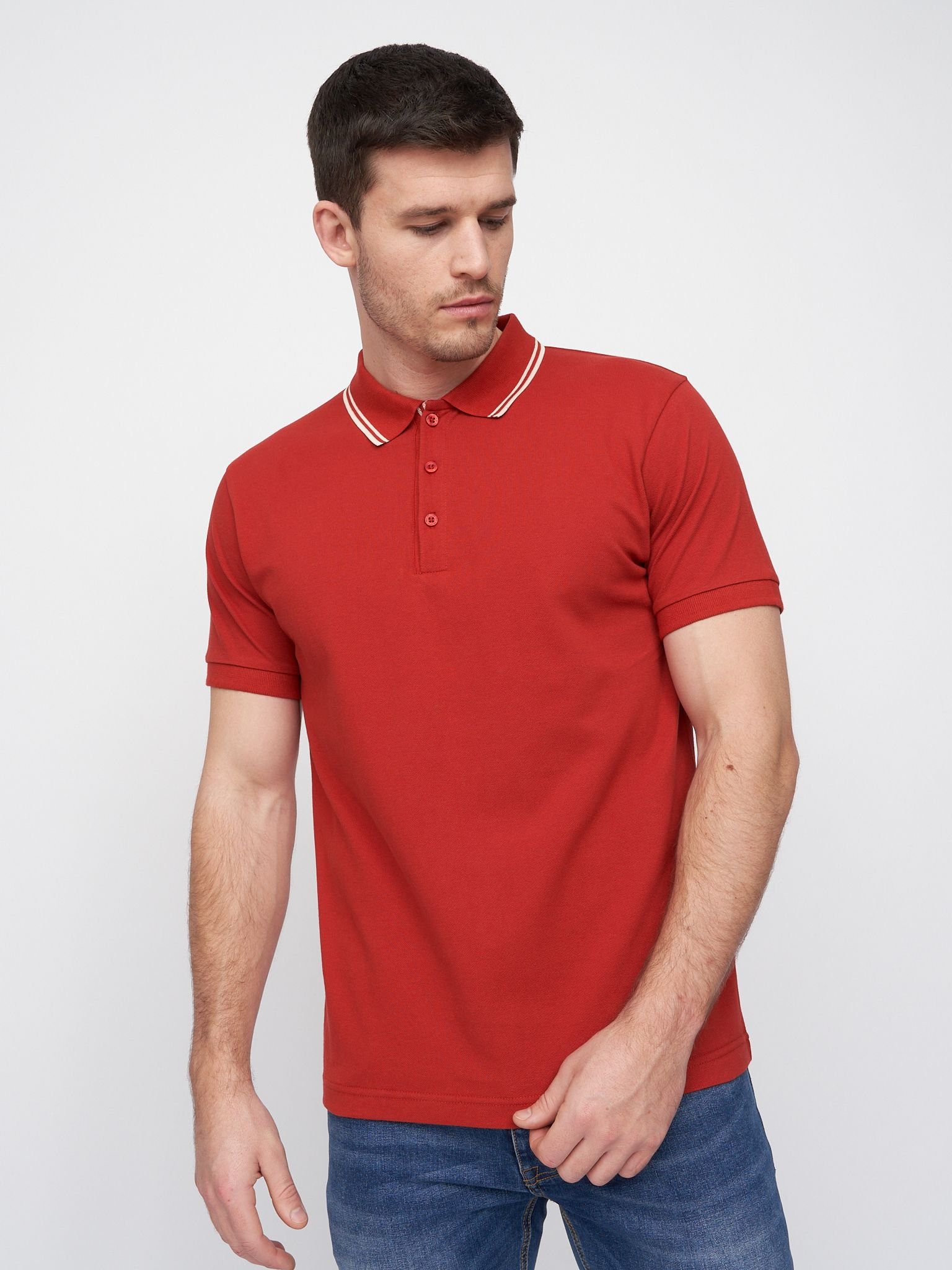 Duck&Cover Duck&Cover Men's Samtrase Polo in Red - 2