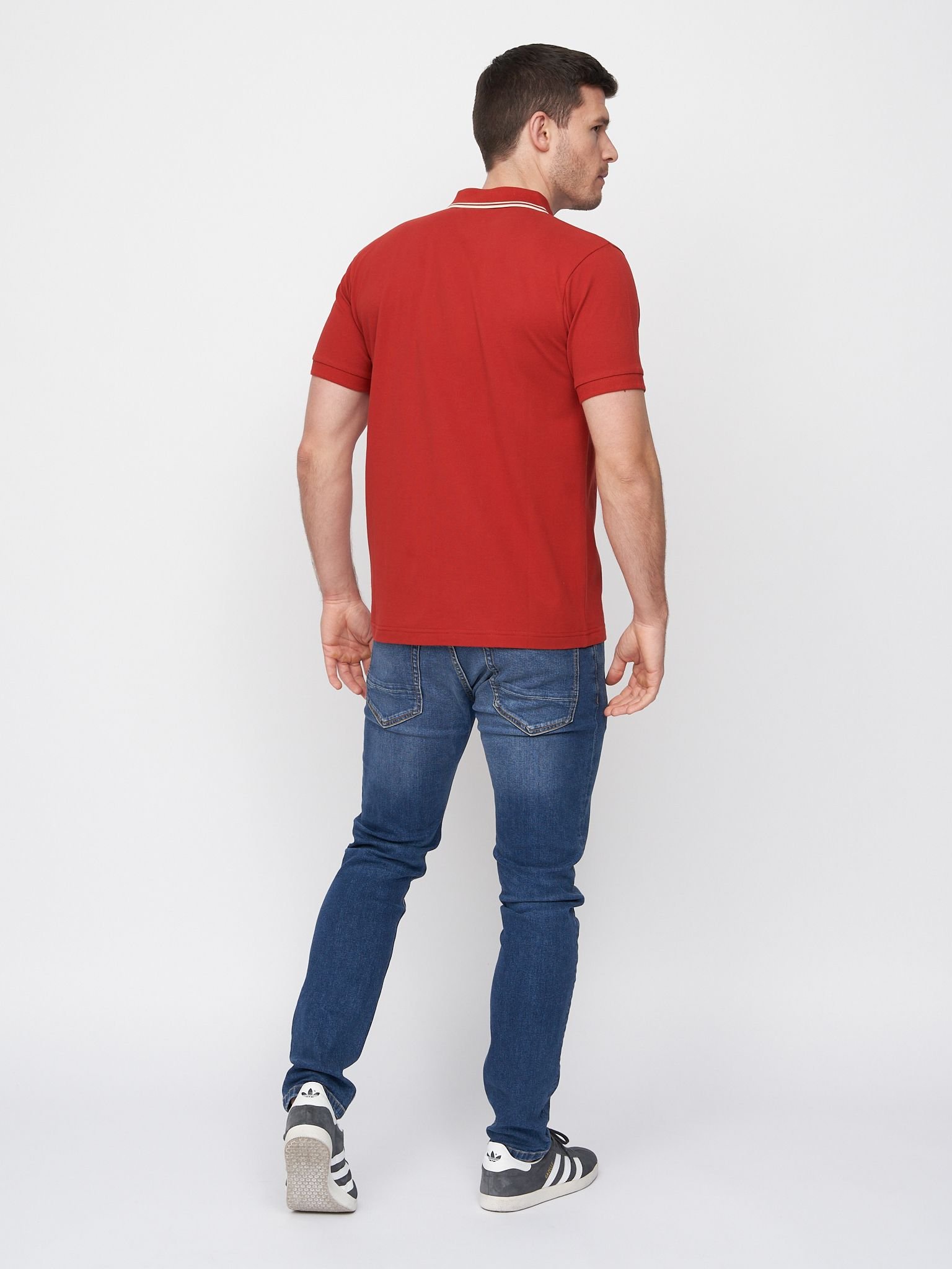 Duck&Cover Duck&Cover Men's Samtrase Polo in Red - 4