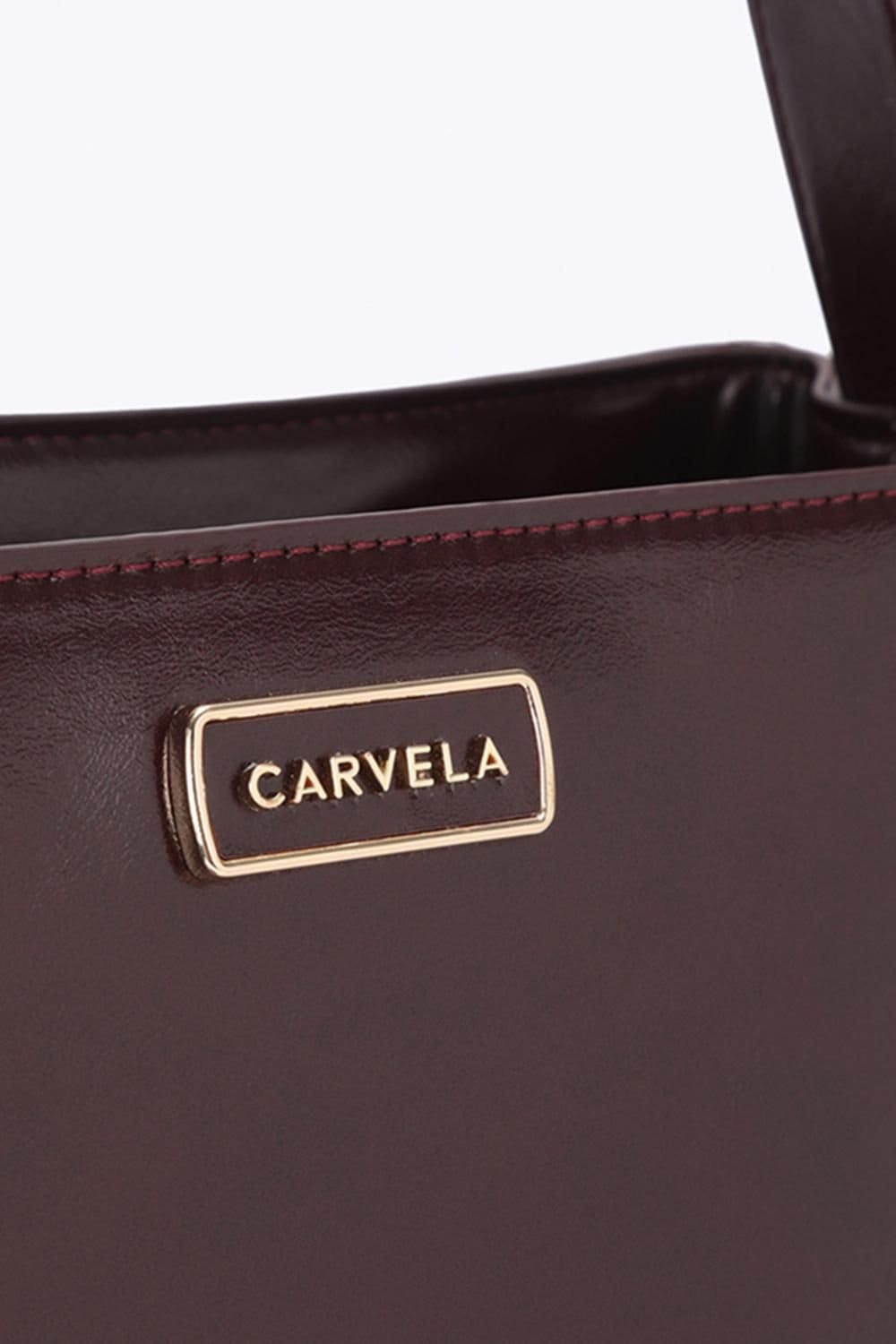 Carvela Carvela Women's 'Cosma Shoulder Bag' in Dark Red - 4