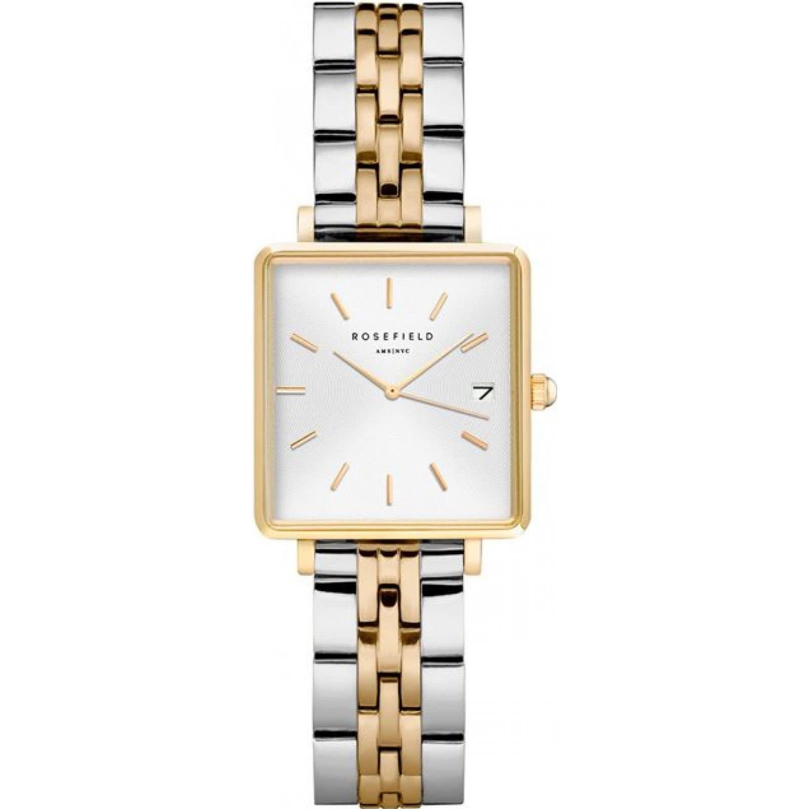 Rosefield Rosefield Women's QMWSSG-Q023 Boxy 22mm Quartz Watch