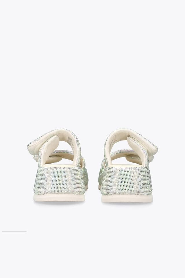Steve Madden STEVE MADDEN Women's 'Tokiyo Metallic' Sandals in Silver - 3