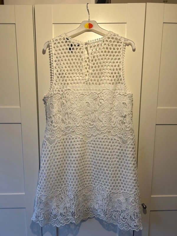 New Look New Look white lace dress